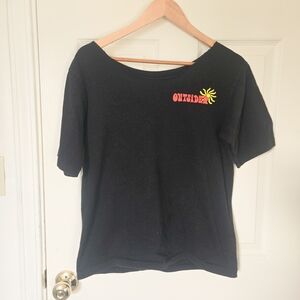 No Boundaries Outsider Sun T-shirt Streetwear Hippie Edgy Summer Festival